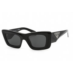 Prada Women's Sunglasses - Black Plastic Cat Eye Full Rim Frame | 0PR 13ZS 1AB5S0
