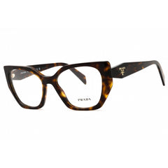 Prada Women's Eyeglasses - Brown Havana Plastic Cat Eye Full Rim | 0PR 18WV 2AU1O1
