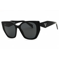 Prada Women's Sunglasses - Black Plastic Cat Eye Full Rim Frame | 0PR 19ZS 1AB5S0