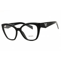 Prada Women's Eyeglasses - Black Plastic Cat Eye Full Rim Frame | 0PR 20ZV 16K1O1