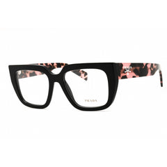 Prada Women's Eyeglasses - Black Acetate Square Shape Full Rim Frame | 0PR A03V 16K1O1