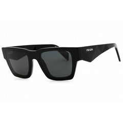 Prada Unisex Sunglasses - Black Plastic Square Shape Full Rim Frame | 0PR A06S 16K08Z
