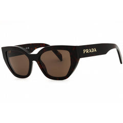 Prada Women's Sunglasses - Briar Tortoise Acetate Cat Eye Frame | 0PR A09S 16N5Y1