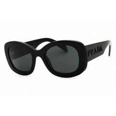 Prada Women's Sunglasses - Black Acetate Cat Eye Full Rim Frame | 0PR A13S 1AB5S0