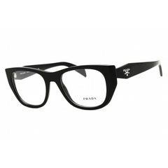 Prada Women's Eyeglasses - Black Acetate Cat Eye Full Rim Frame | 0PR A18V 16K1O1