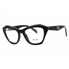 Prada Women's Eyeglasses - Black Acetate Cat Eye Full Rim Frame | 0PR A20V 16K1O1