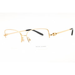 Ralph Lauren Women's Eyeglasses - Gold Metal Cat Eye Half Rim Frame | 0RL5122 9004