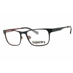 Superdry Men's Eyeglasses - Grey/Red Metal Rectangular Full Rim Frame | SDO-MASON 014