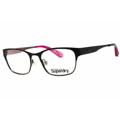 Superdry Women's Eyeglasses - Matte Black/Dark Gunmetal Full Rim Frame | SDO-MIA 004