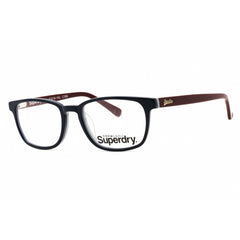 Superdry Unisex Eyeglasses - Navy/Burgundy Plastic Rectangular Frame | SDO-QUINN 106