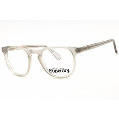 Superdry Unisex Eyeglasses - Gloss Gray Acetate Panthos Full Rim | SDOCASSIDY 108