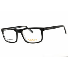 Timberland Men's Eyeglasses - Shiny Black Acetate Rectangular Frame | TB50023 001