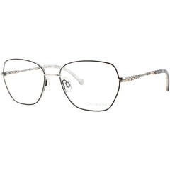 Coco Song Women's Eyeglasses - Silver Grey Metal Butterfly | TEXAS DREAM CV259.01-09
