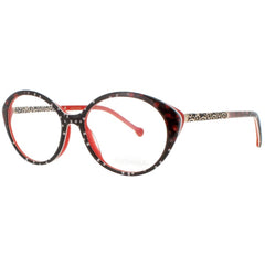Coco Song Women's Eyeglasses - Black/Red Plastic Oval | RUNNING JEANS CV253.01-09