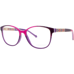 Coco Song Women's Eyeglasses - Purple/Pink Cat Eye Frame | JERICHO ROAD CV235.04-09