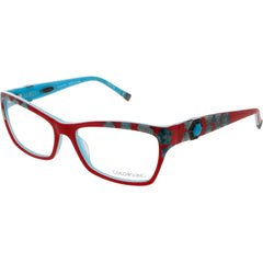 Coco Song Women's Eyeglasses - Red Acetate Rectangular | FALLING ANGEL CV222.02-09