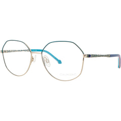 Coco Song Women's Eyeglasses - Gold/Turquoise Frame | LIVING TOGETHER CV223.04-09