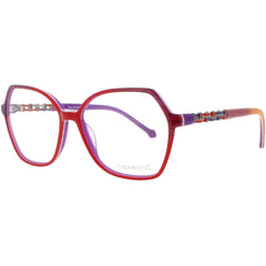 Coco Song Women's Eyeglasses - Red/Purple Full Rim Frame | LONG EXPERIENCE CV216.02-09
