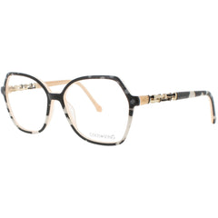 Coco Song Women's Eyeglasses - Black/White/Nude Frame | LONG EXPERIENCE CV216.04-09
