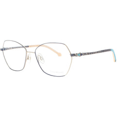 Coco Song Women's Eyeglasses - Blue Metal Butterfly Frame | BROKEN WINGS CV187.02-09