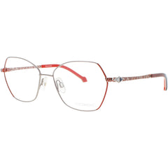 Coco Song Women's Eyeglasses - Red Metal Butterfly Frame | BROKEN WINGS CV187.04-09