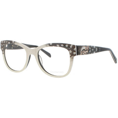 Coco Song Women's Eyeglasses - Black White Cat Eye Frame | LOVE PLEASE CV167.02-09
