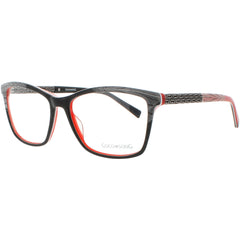 Coco Song Women's Eyeglasses - Black/Red Plastic Rectangular | MY LIFE CV192.01-09