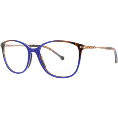 Coco Song Women's Eyeglasses - Blue Brown Plastic Square Frame | MONA ROCK CV258.02-09