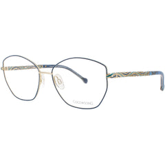 Coco Song Women's Eyeglasses - Blue Metal Irregular | SURFING DOLPHIN CV228.02-09