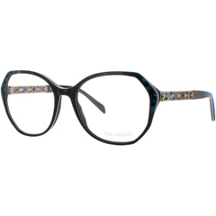 Coco Song Women's Eyeglasses - Black Blue Plastic Butterfly | SWEET SKY CV229.01-09