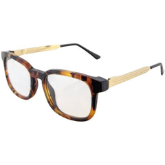 Harry Lary Unisex Eyeglasses - Tortoise/Gold Acetate Full Rim Square | COLLECTY 252