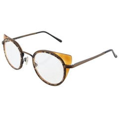 Harry Lary Women's Eyeglasses - Tortoise Acetate Full Rim Cat Eye Frame | DEVILY V612