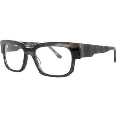 Harry Lary Men's Eyeglasses - Black/Grey Acetate Full Rim Square Frame | CEREMONY 203