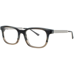 Harry Lary Men's Eyeglasses - Black/Gray/Brown Acetate Full Rim Square | JUMPY 490