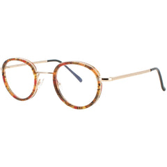 Harry Lary Men's Eyeglasses - Tortoise/Gold Acetate Full Rim Oval Frame | MACHINY 64