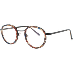 Harry Lary Men's Eyeglasses - Tortoise/Black Acetate Full Rim Oval | MACHINY V607