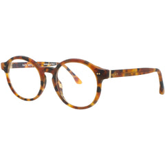 Harry Lary Unisex Eyeglasses - Tortoise Acetate Full Rim Round Frame | BLOSSOMY 252