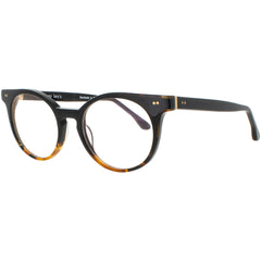 Harry Lary Unisex Eyeglasses - Black/Tortoise Acetate Full Rim Round | FLIPPY 252