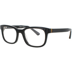Harry Lary Unisex Eyeglasses - Black Acetate Full Rim Square Frame | FORMALITY 101