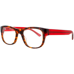 Harry Lary Unisex Eyeglasses - Tortoise Acetate Full Rim Square Frame | SUPPORTY 008R