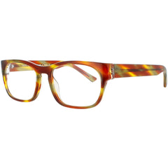 Harry Lary Unisex Eyeglasses - Green/Red Acetate Rectangular Frame | ULTIMATY 1163