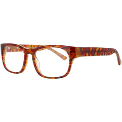 Harry Lary Unisex Eyeglasses - Red/Orange Acetate Rectangular Frame | ULTIMATY 3674
