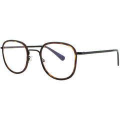Harry Lary Unisex Eyeglasses - Black/Tortoise Acetate/Metal Square Frame | PHONY 519