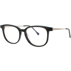 Harry Lary Unisex Eyeglasses - Black Acetate Full Rim Square Frame | PROXIMITY 101