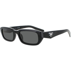 Prada Women's Sunglasses - Black Acetate Full Rim Rectangular Frame | PR-B06S 16K08Z