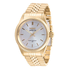 Invicta 29384 Men's Specialty Silver Dial Yellow Gold Bracelet Watch
