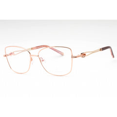 Charriol Women's Eyeglasses - Shiny Pink Gold/Gold Burgundy Metal Frame | PC71059 C03
