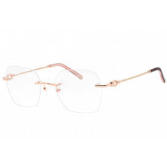 Charriol Women's Eyeglasses - Shiny Pink Gold/Silver Burgundy Frame | PC71069 C03