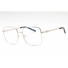 Charriol Women's Eyeglasses - Shiny Silver/Gold Black Square Full Rim | PC71071 C02