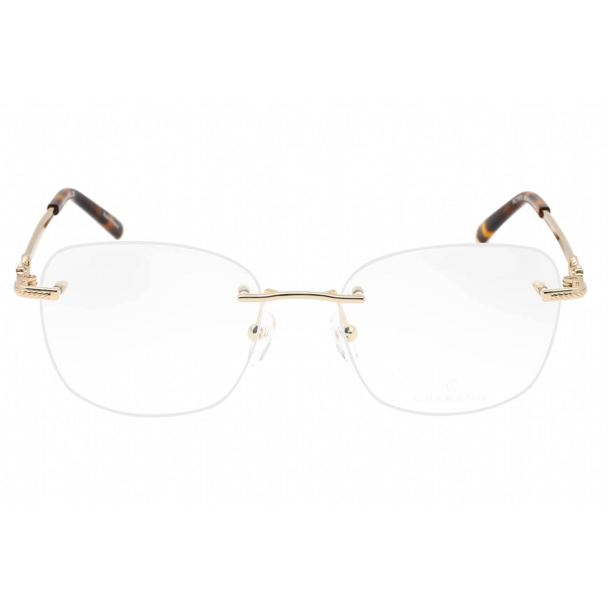 NWT Charriol PC71072-C02 54mm Shiny Silver God Eyeglasses Charriol Women main image 3